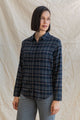 Olivia Slim Shirt / Dusk Herringbone Plaid