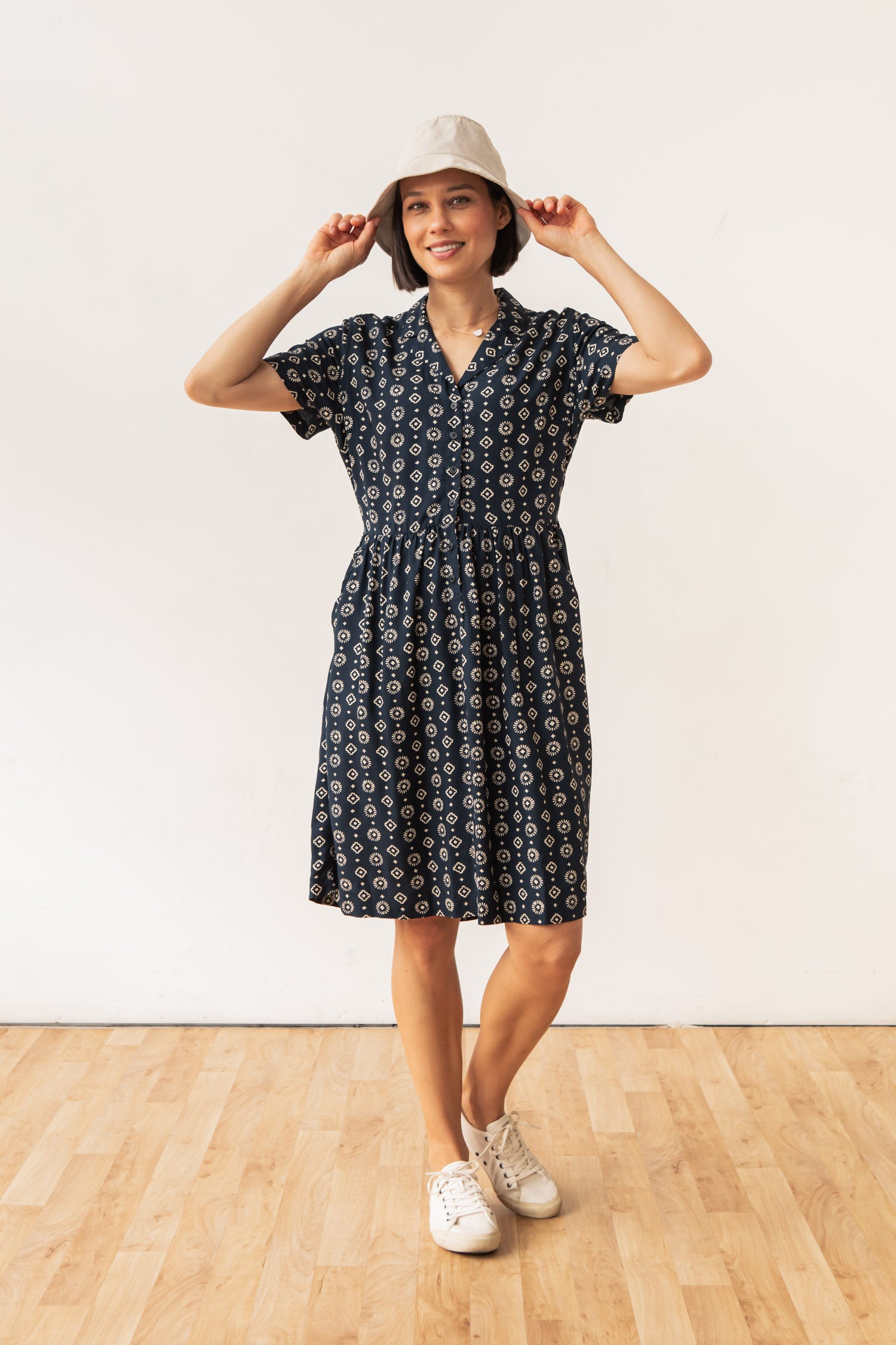 Ruby Shirt Dress / Midnight Sundance