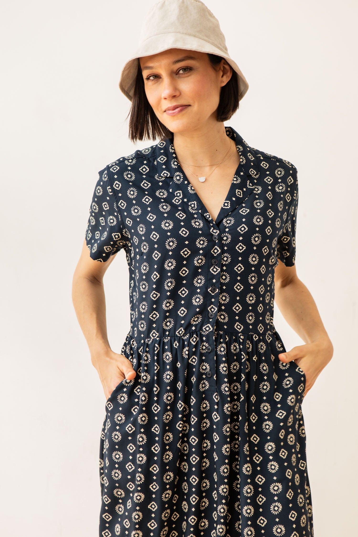 Ruby Shirt Dress / Midnight Sundance