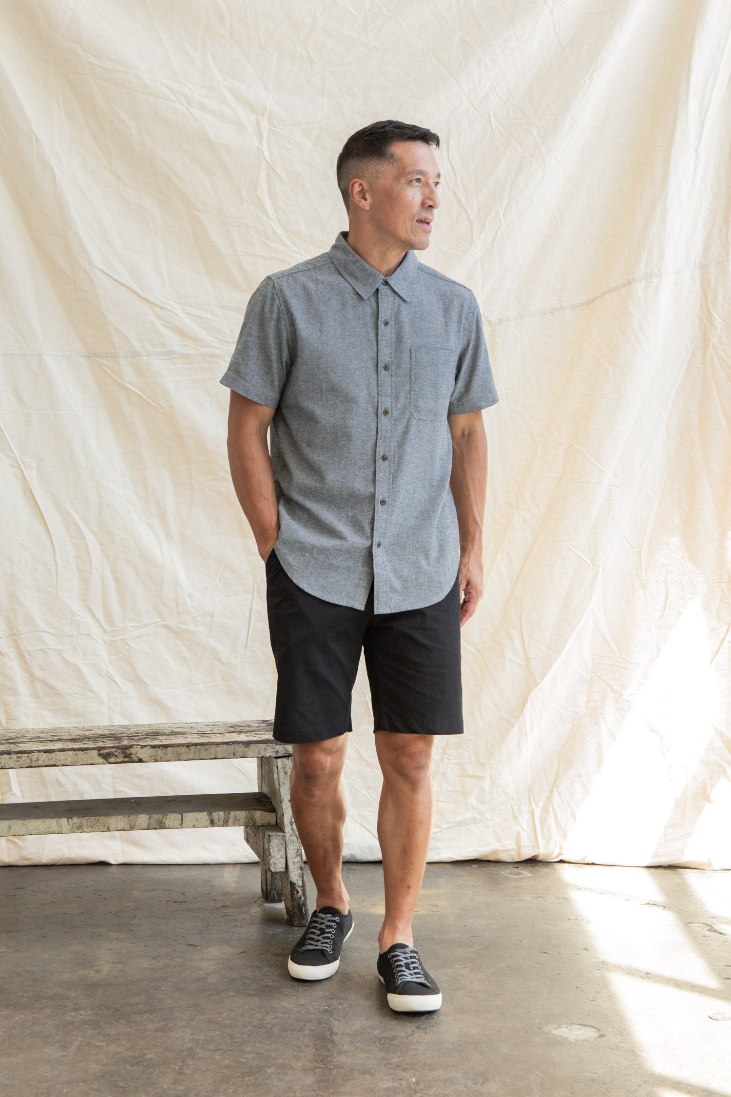 Malcolm Shirt / Iron Chambray