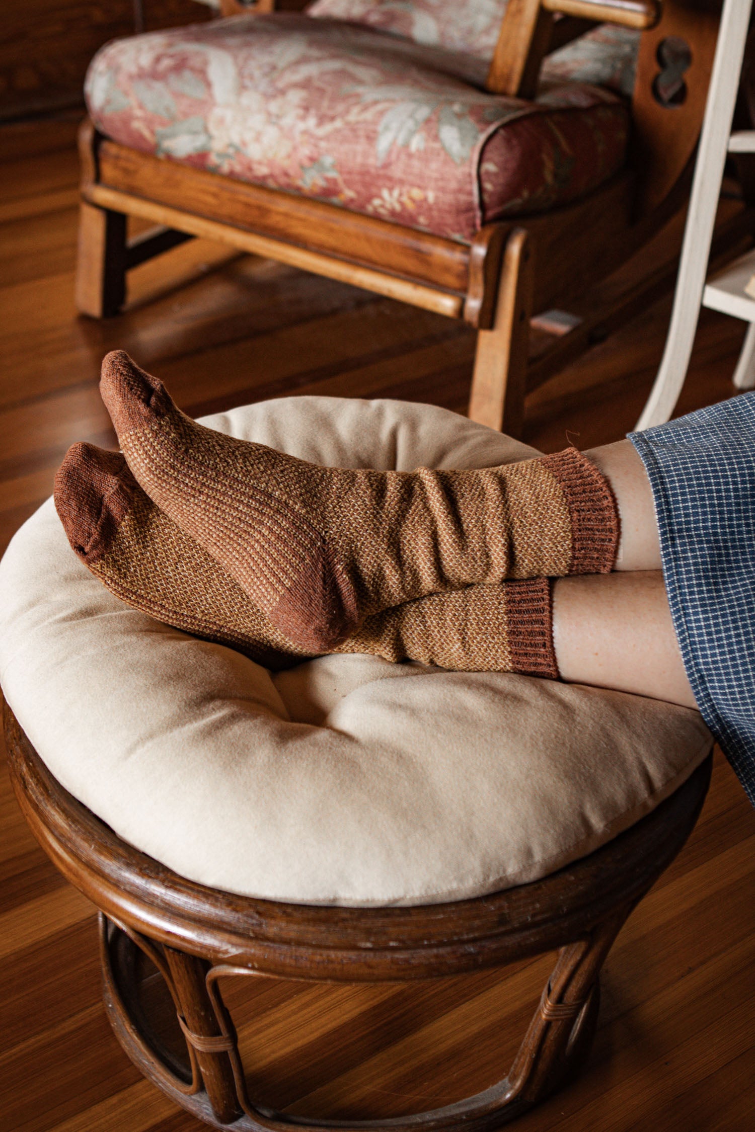 Helix Sock / Ochre