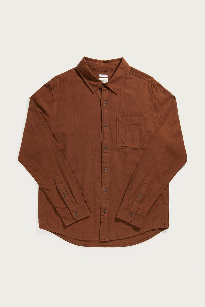 Jude Shirt / Russet Chevron