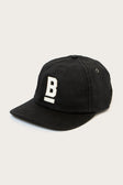 B Flat Waxed Cap / Black