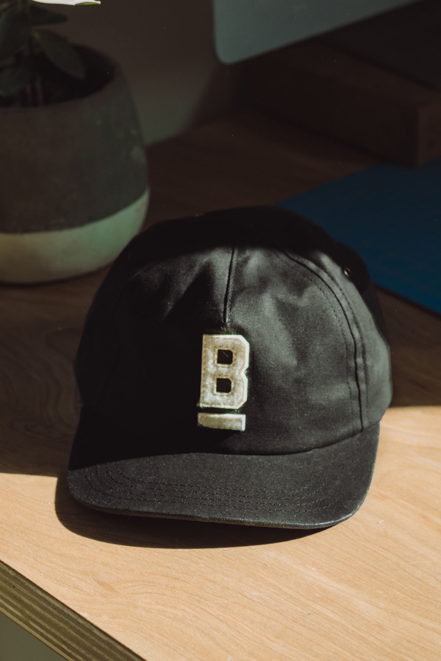 B Flat Waxed Cap / Black