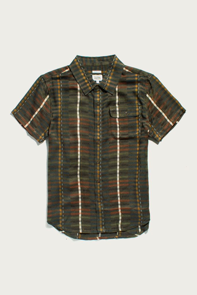 Marten Shirt / Olive Stripe