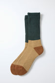 RoToTo Multi Loose Pile Socks / D. Green Khaki