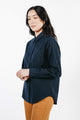 Gene Utility Shirt / Navy Dobby