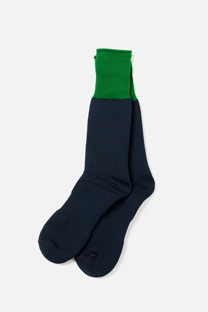 RoToTo Yoo-Hoo Socks Green Navy